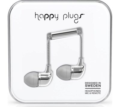 HAPPY PLUGS Headphones - Silver